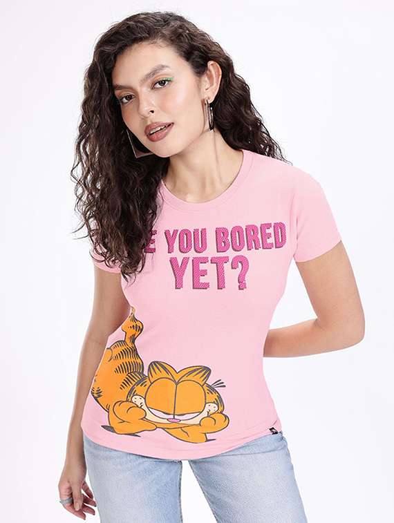 women printed short sleeve t-shirt