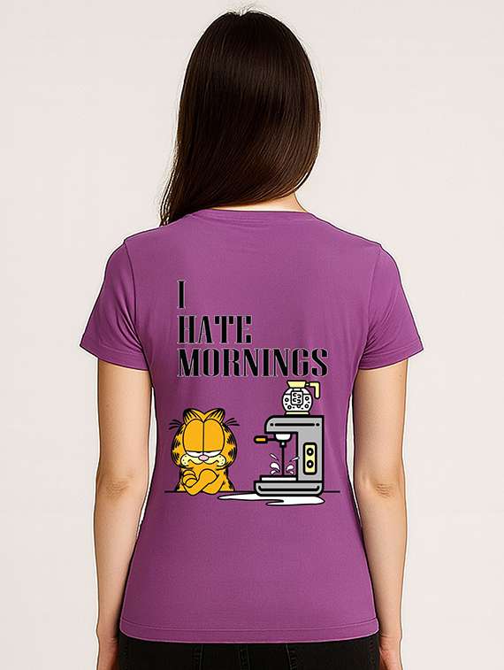 women printed short sleeve t-shirt