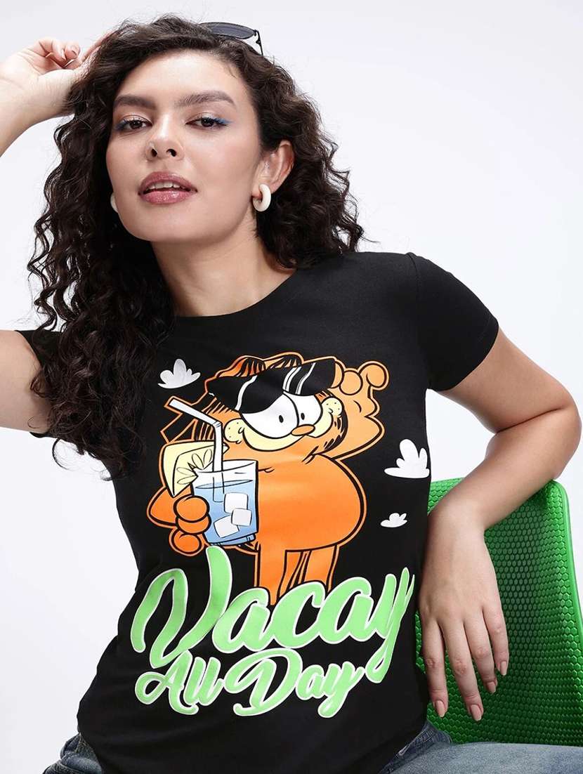 women printed short sleeve t-shirt