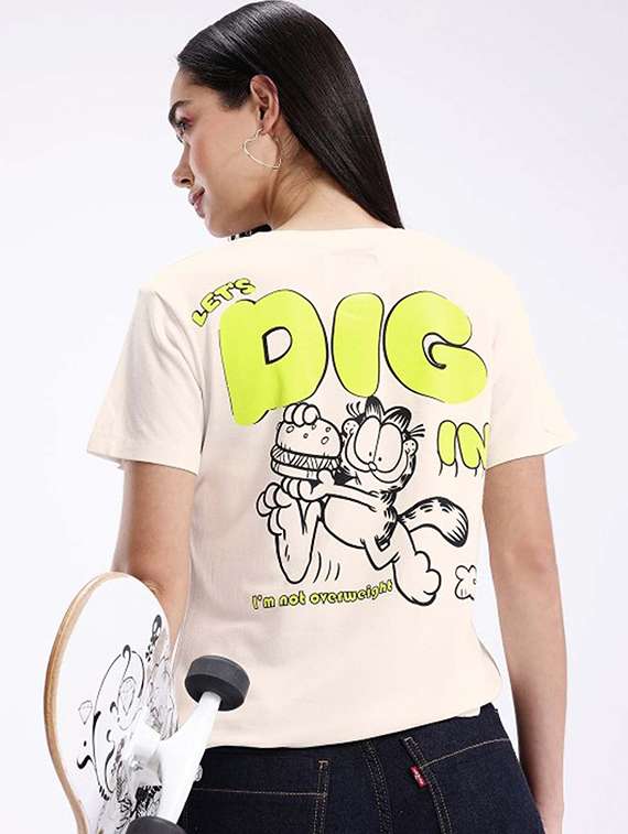 women printed short sleeve t-shirt