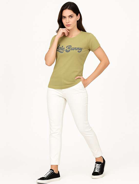 women printed short sleeve t-shirt - 22409219 -  Standard Image - 2