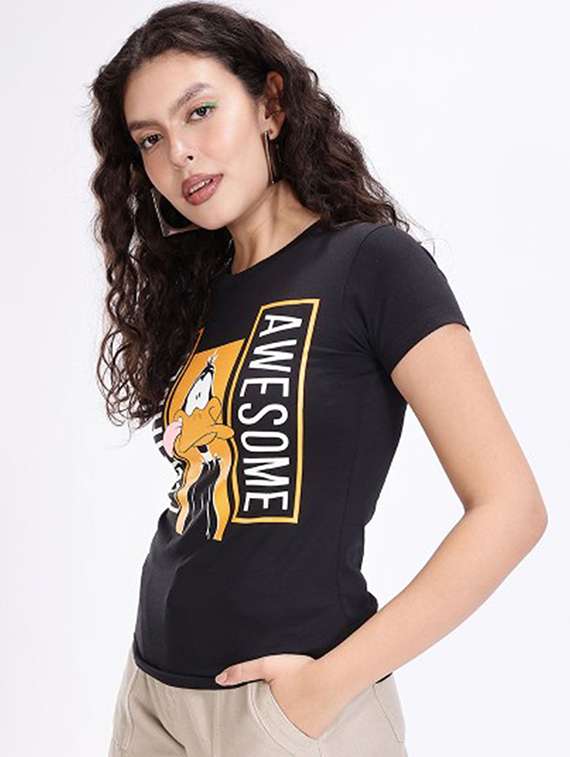 women printed short sleeve t-shirt - 22409230 -  Standard Image - 2