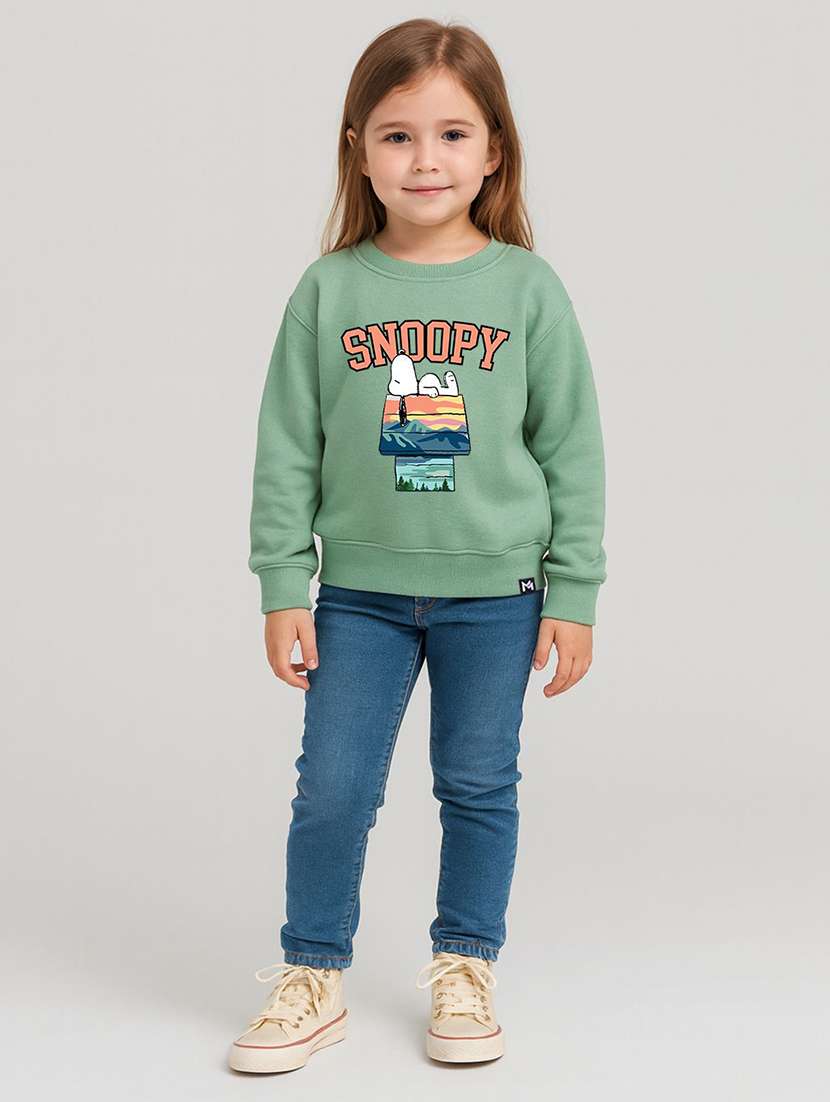 girls printed long sleeve sweatshirt - 22409286 -  Standard Image - 2