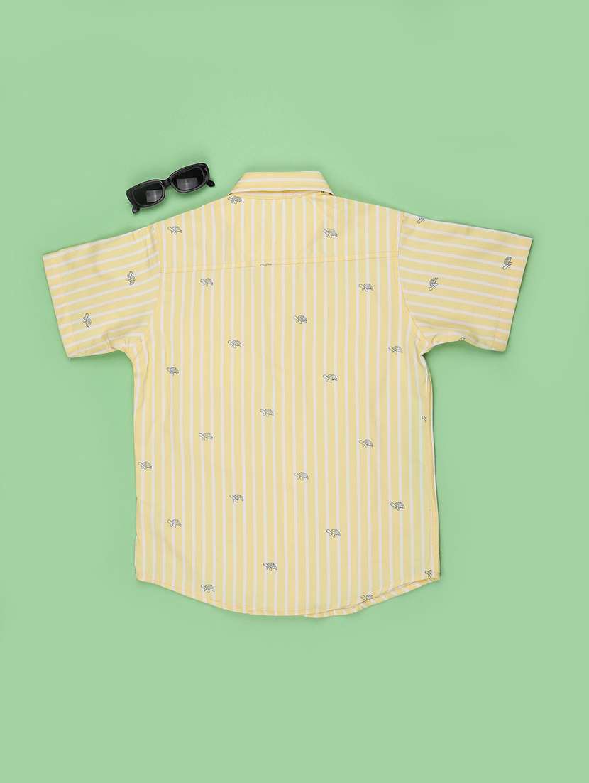 boys printed short sleeves collared shirt - 22410652 -  Standard Image - 2