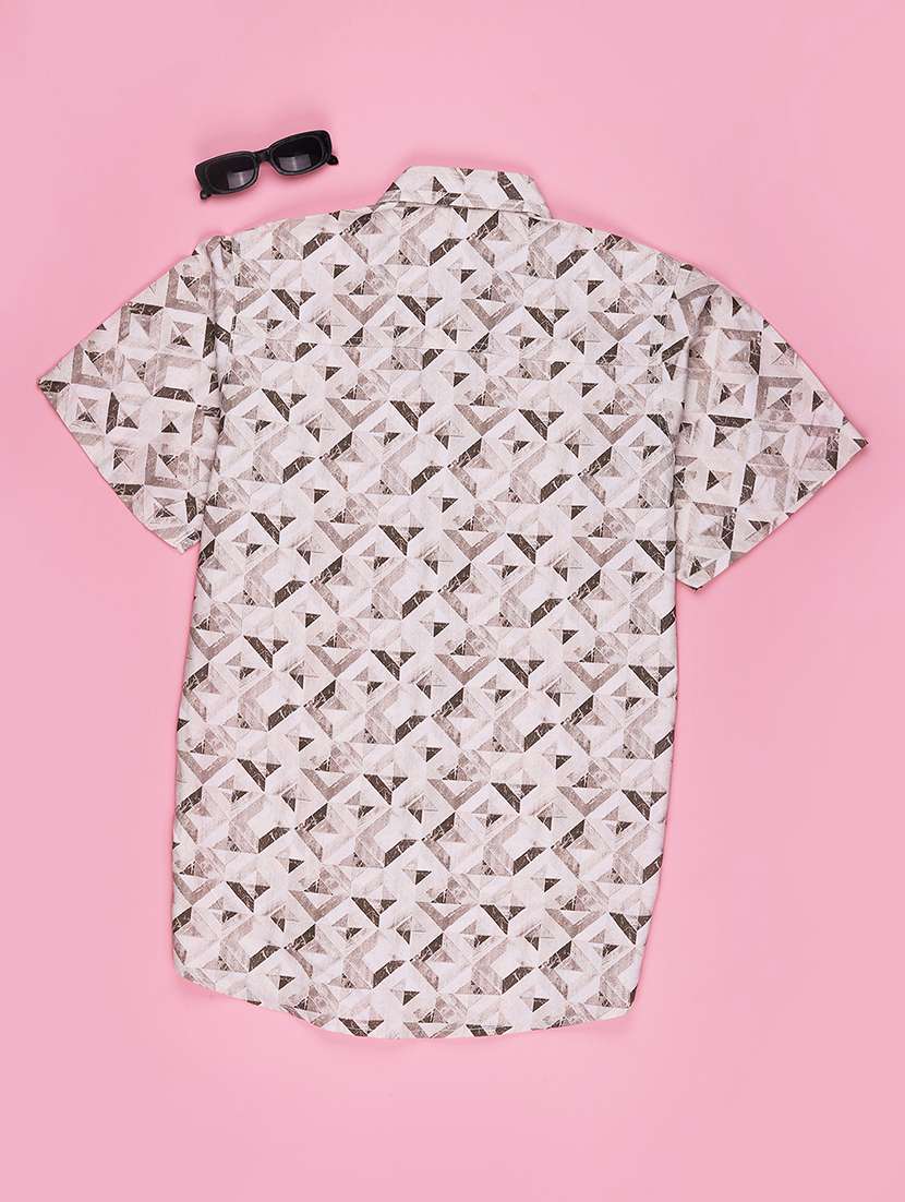 boys printed collared regular shirt - 22410659 -  Standard Image - 2