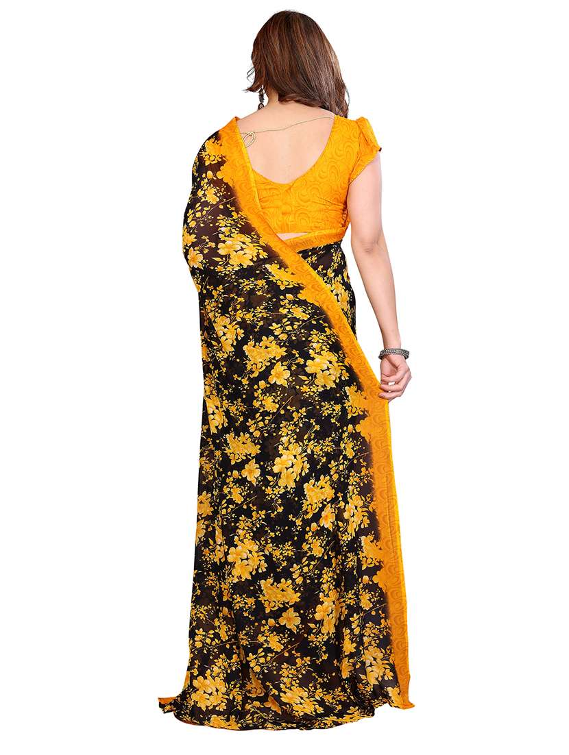 women pack of 2 printed combo saree with blouse - 22410949 -  Standard Image - 2