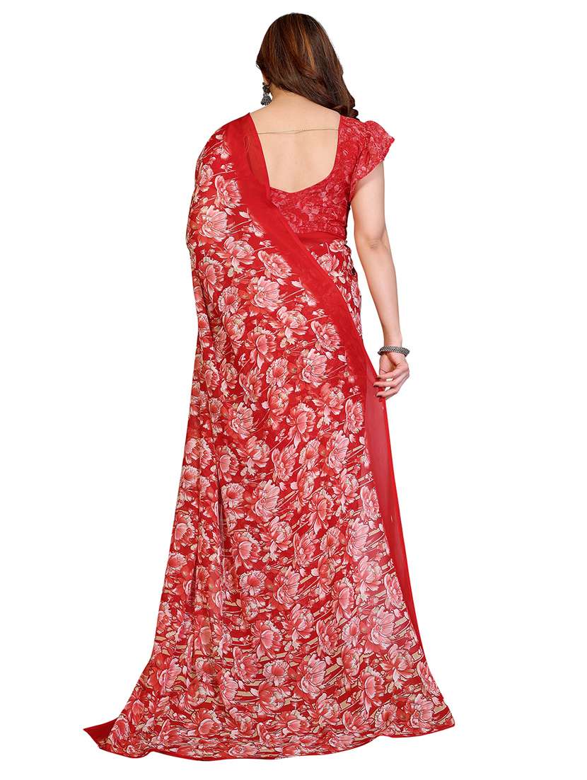 women pack of 2 printed combo saree with blouse - 22411005 -  Standard Image - 2