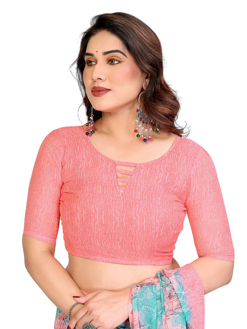 Women Pack Of 2 Printed Combo Saree With Blouse - 22411140 -  Standard Image - 2