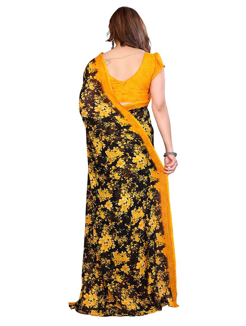 women pack of 2 printed combo saree with blouse - 22411202 -  Standard Image - 2