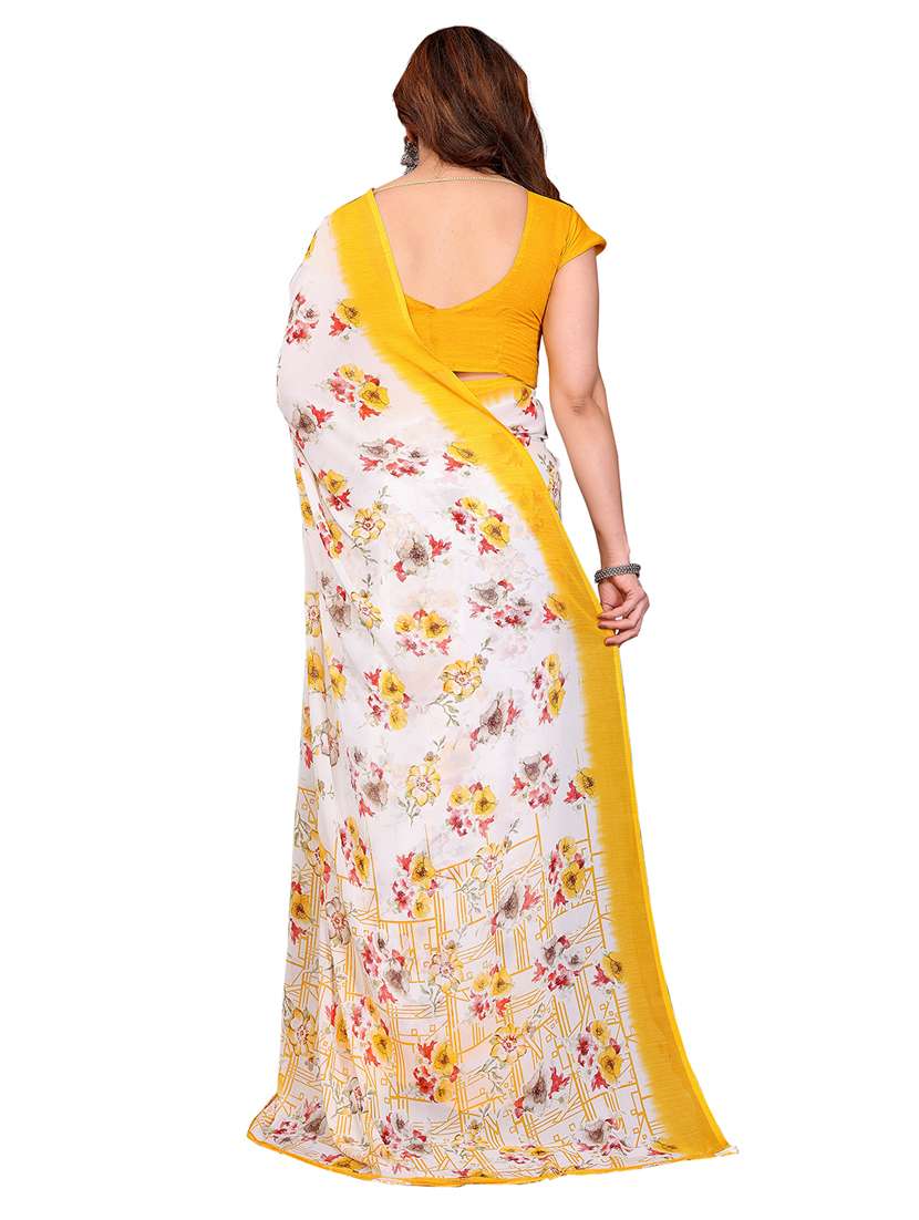 women pack of 2 printed combo saree with blouse - 22411483 -  Standard Image - 2