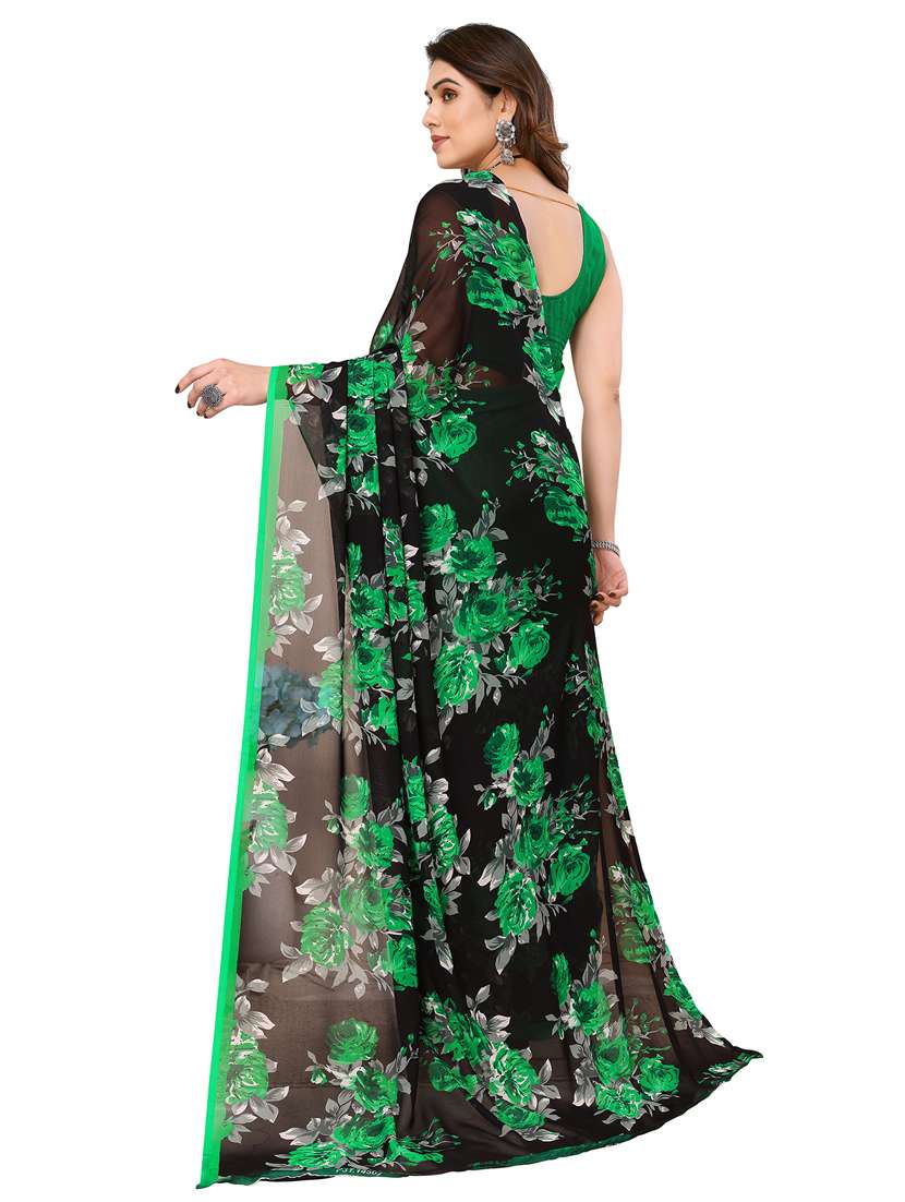 women pack of 2 printed combo saree with blouse - 22411759 -  Standard Image - 2
