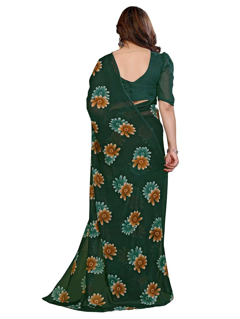 women pack of 2 printed combo saree with blouse - 22411951 -  Standard Image - 2