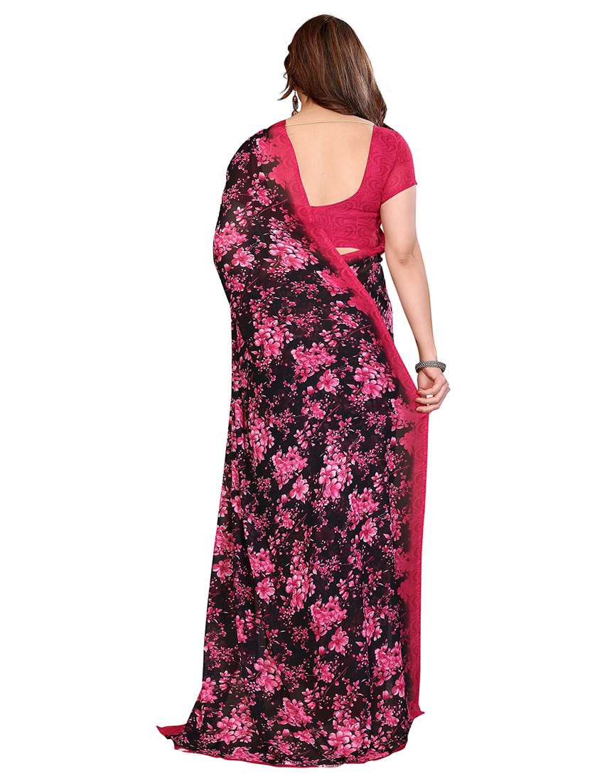 women pack of 2 printed combo saree with blouse - 22412145 -  Standard Image - 2