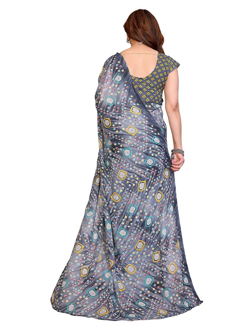 women pack of 2 printed combo saree with blouse - 22412168 -  Standard Image - 2