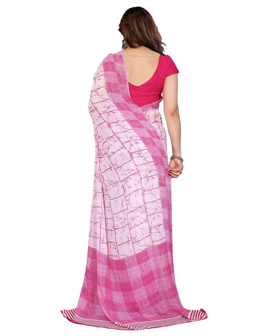 women pack of 2 printed combo saree with blouse - 22412330 -  Standard Image - 2