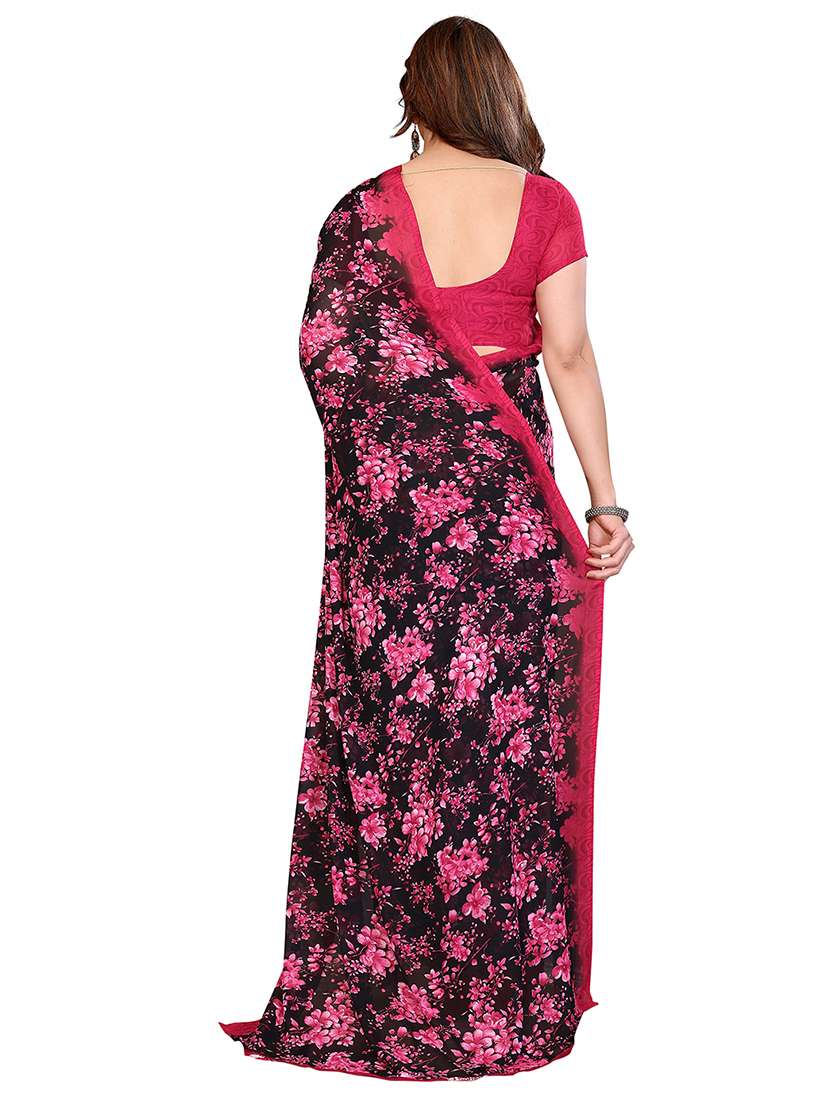 women pack of 2 printed combo saree with blouse - 22412396 -  Standard Image - 2