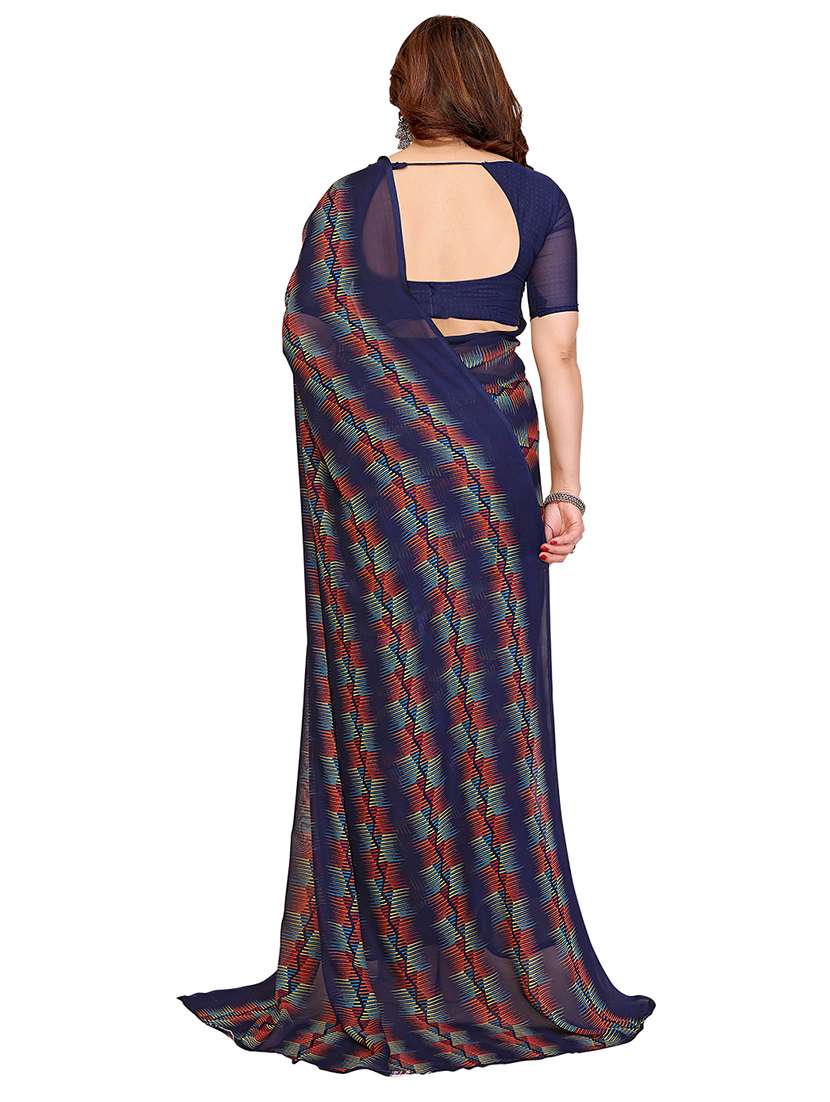 women pack of 2 printed combo saree with blouse - 22412462 -  Standard Image - 2