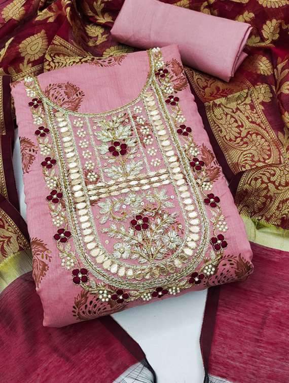 Women Printed Unstitched Suit Set - 22412961 -  Standard Image - 2