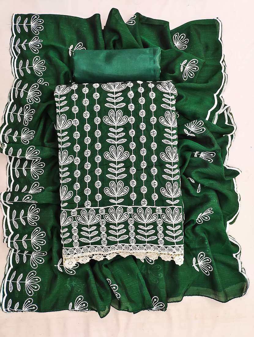 women solid with work unstitched suit set - 22413521 -  Standard Image - 2