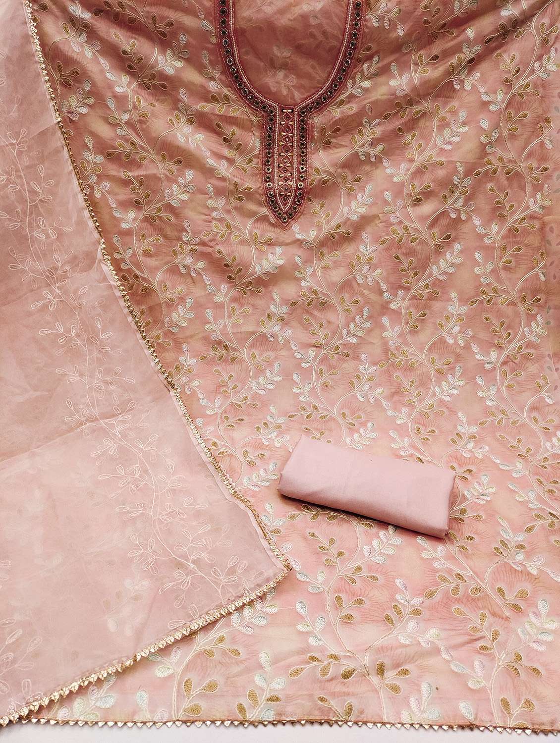 women floral printed unstitched suit set - 22413700 -  Standard Image - 2