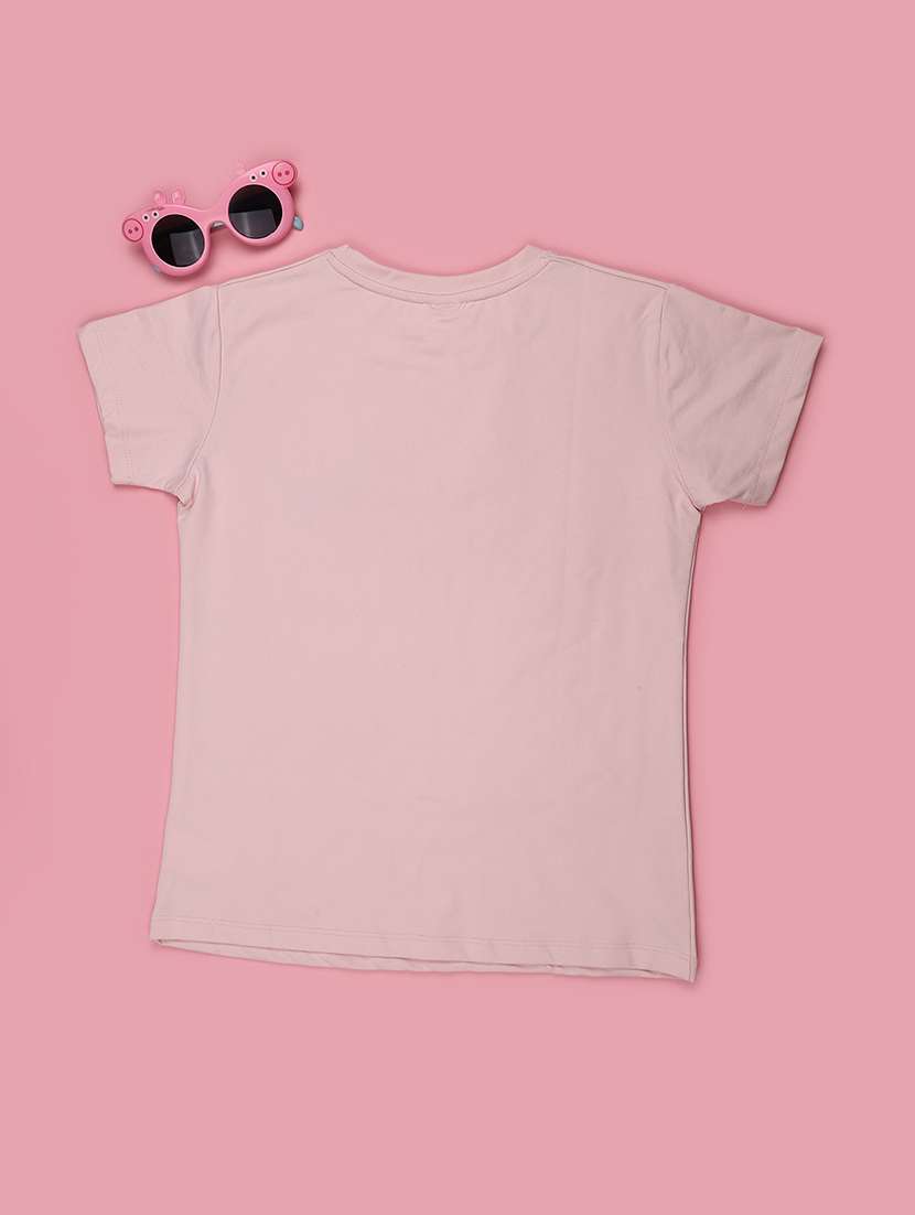 girls printed short sleeves regular fit t-shirt - 22417374 -  Standard Image - 2