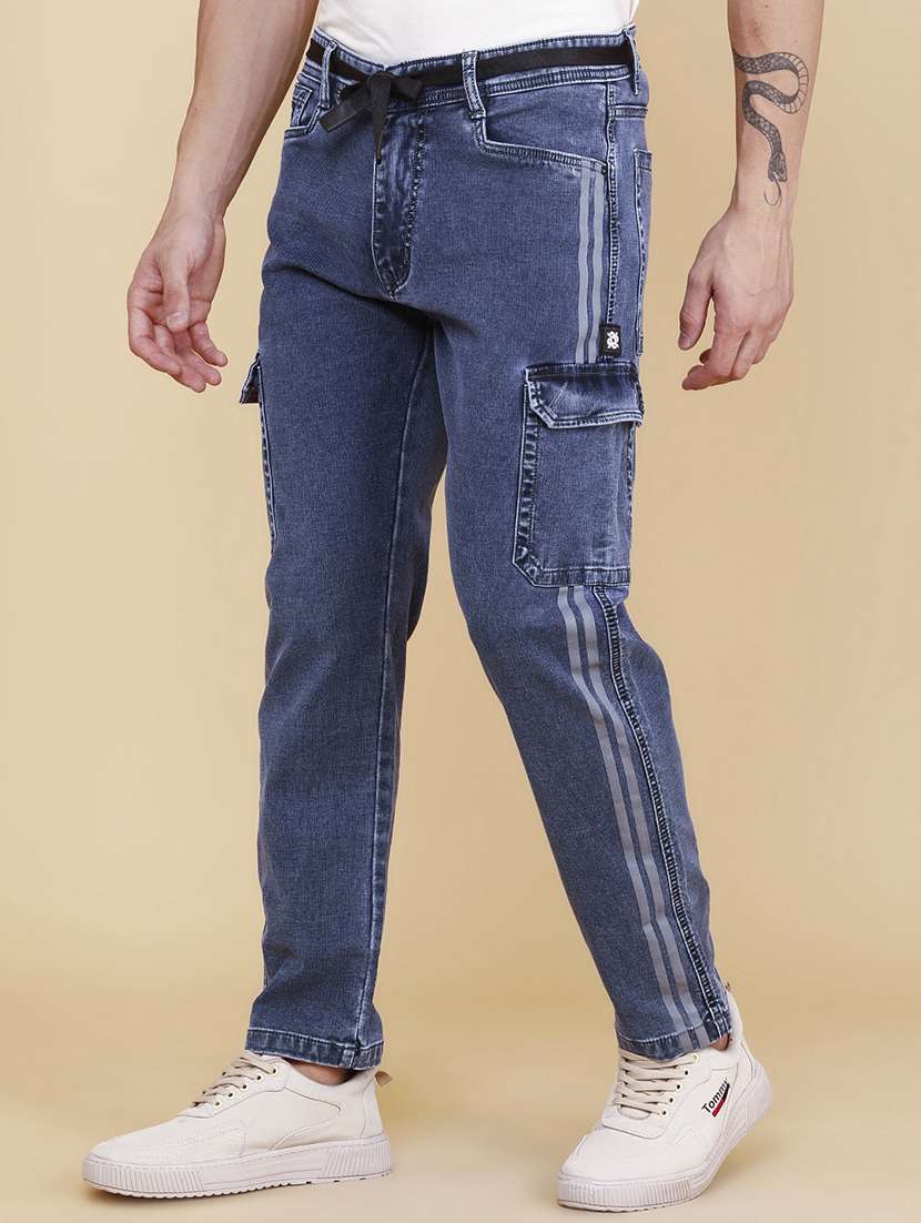 men side taped mid rise regular fit cargo - 22417508 -  Standard Image - 2