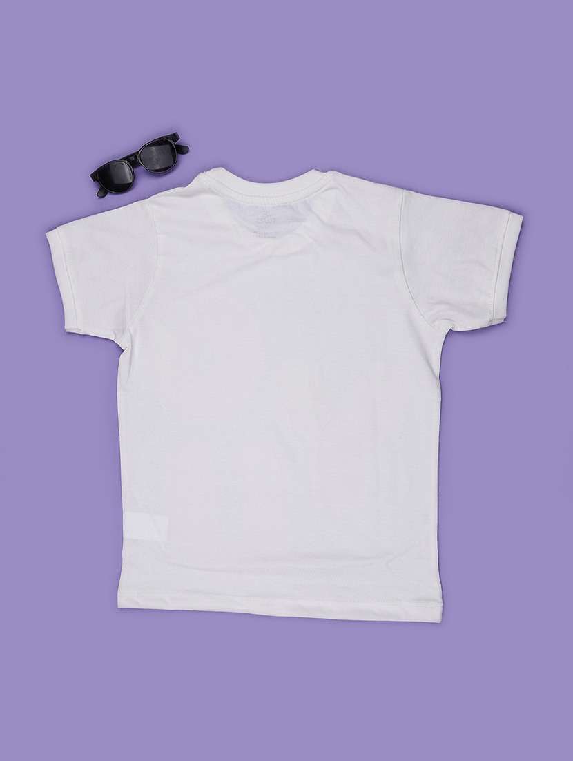 Boys Printed Short Sleeves Regular Fit T-shirt - 22417543 -  Standard Image - 2