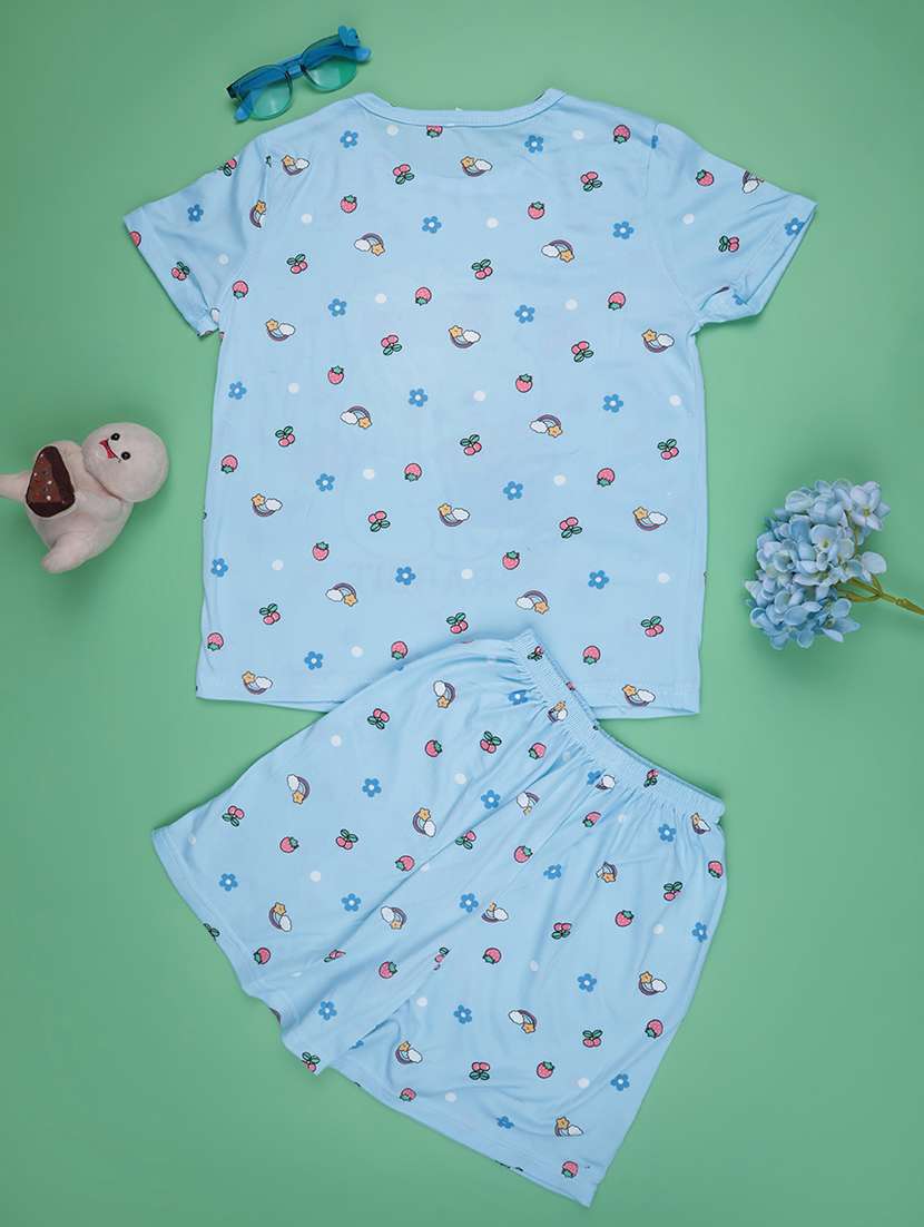pink cotton pyjama set nightwear - 22417922 -  Standard Image - 2