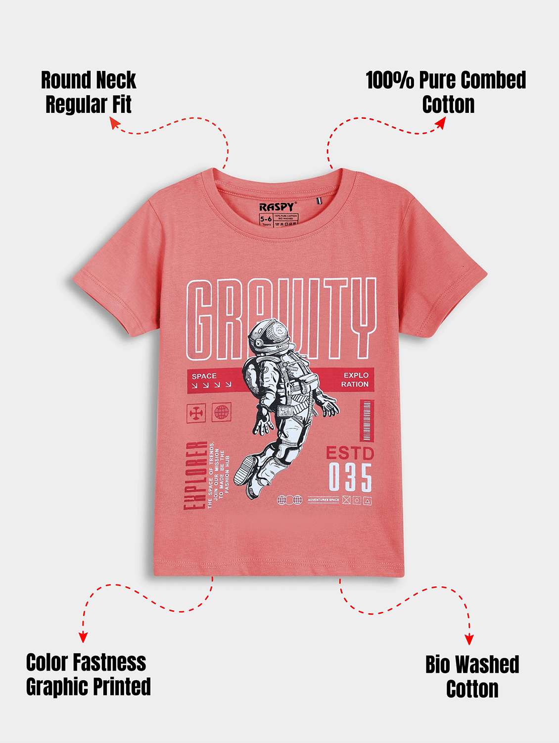 Boys Pack Of 2 Round Neck T-shirt - 22418475 -  Standard Image - 2