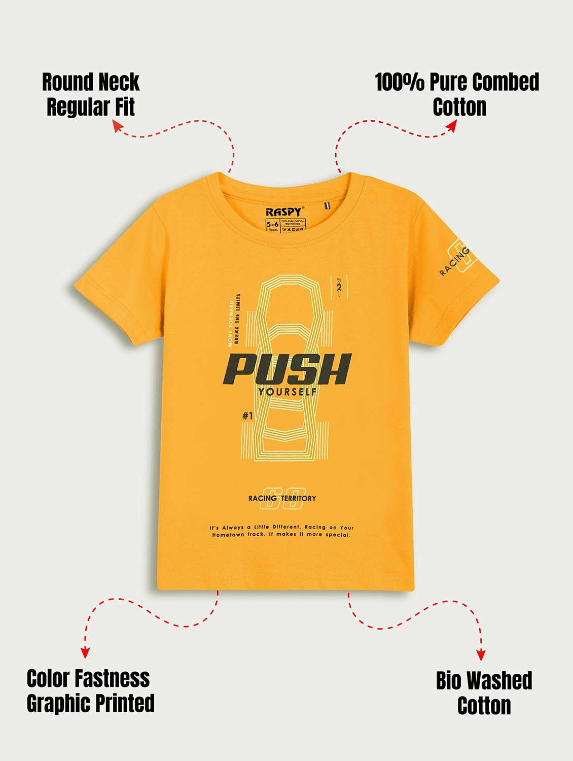 Boys Pack Of 2 Round Neck T-shirt - 22418479 -  Standard Image - 2