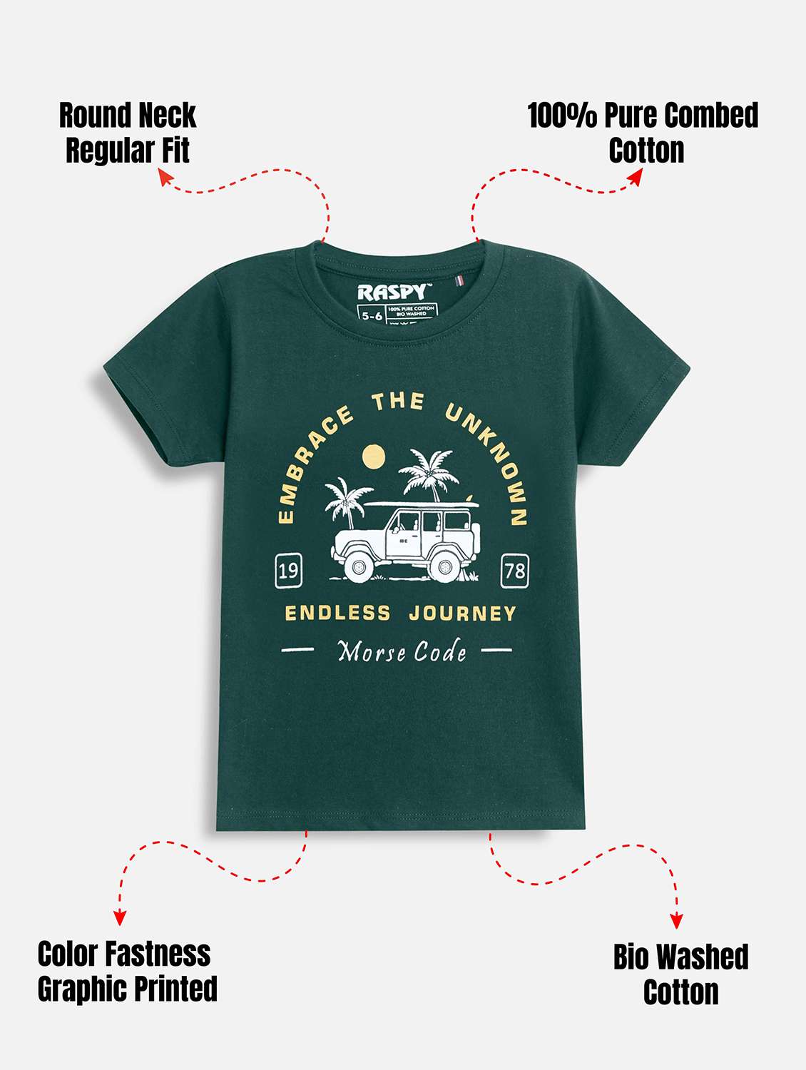 Boys Pack Of 3 Printed Round Neck T-shirt - 22418784 -  Standard Image - 2
