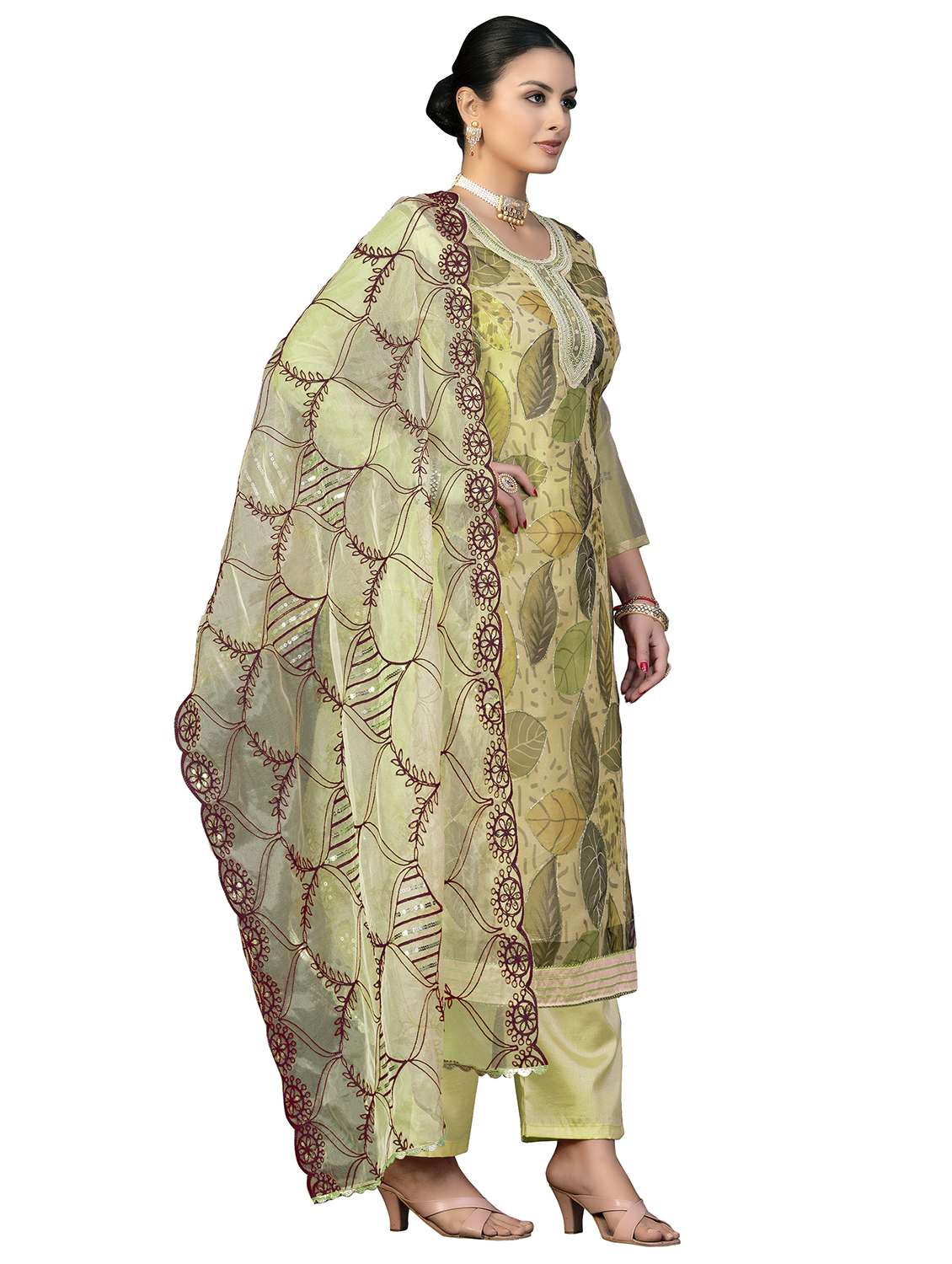 women printed unstitched suit set - 22420647 -  Standard Image - 2