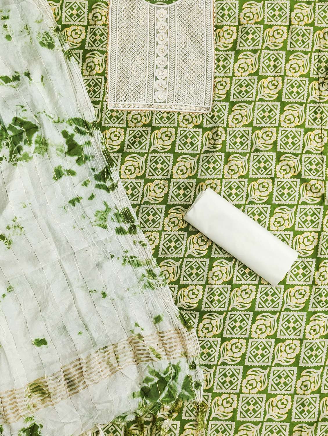 women printed unstitched suit set - 22420676 -  Standard Image - 2