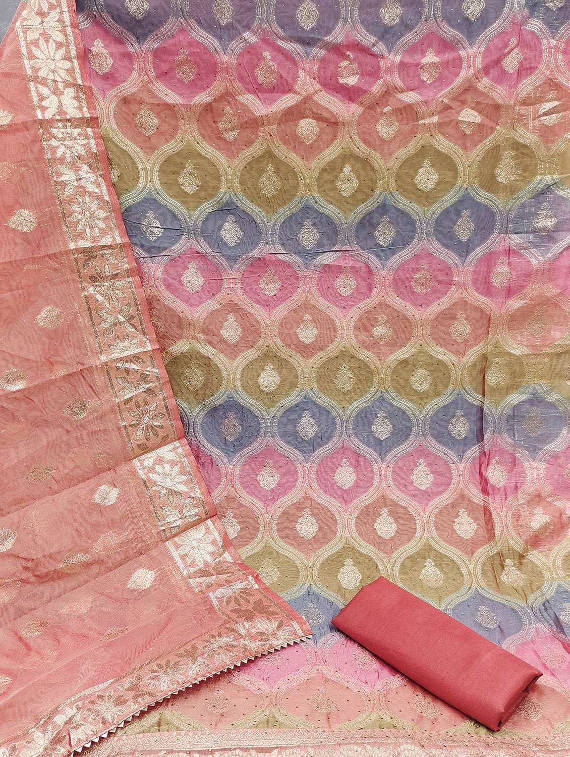 women self design unstitched suit set - 22420969 -  Standard Image - 2