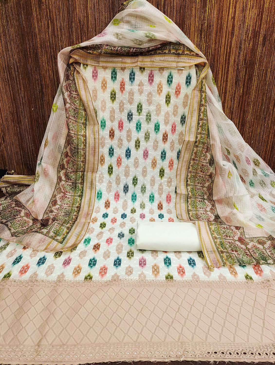 women printed unstitched suit set - 22420978 -  Standard Image - 2