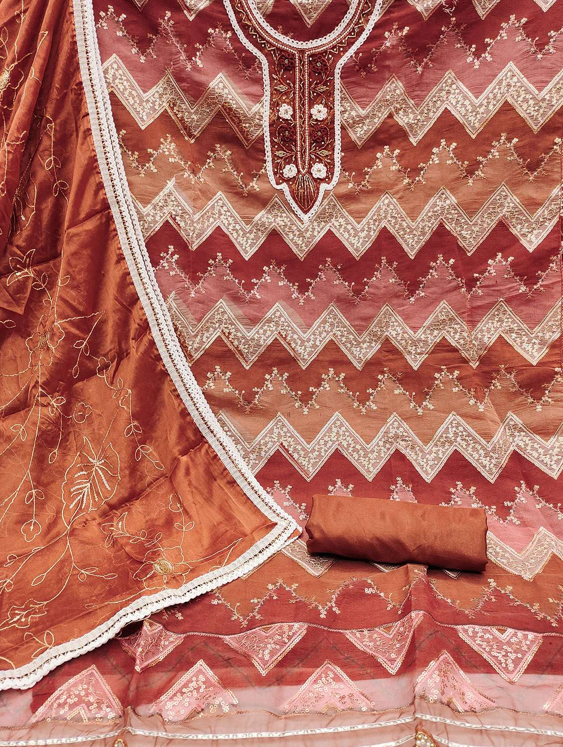 women printed unstitched suit set - 22420998 -  Standard Image - 2