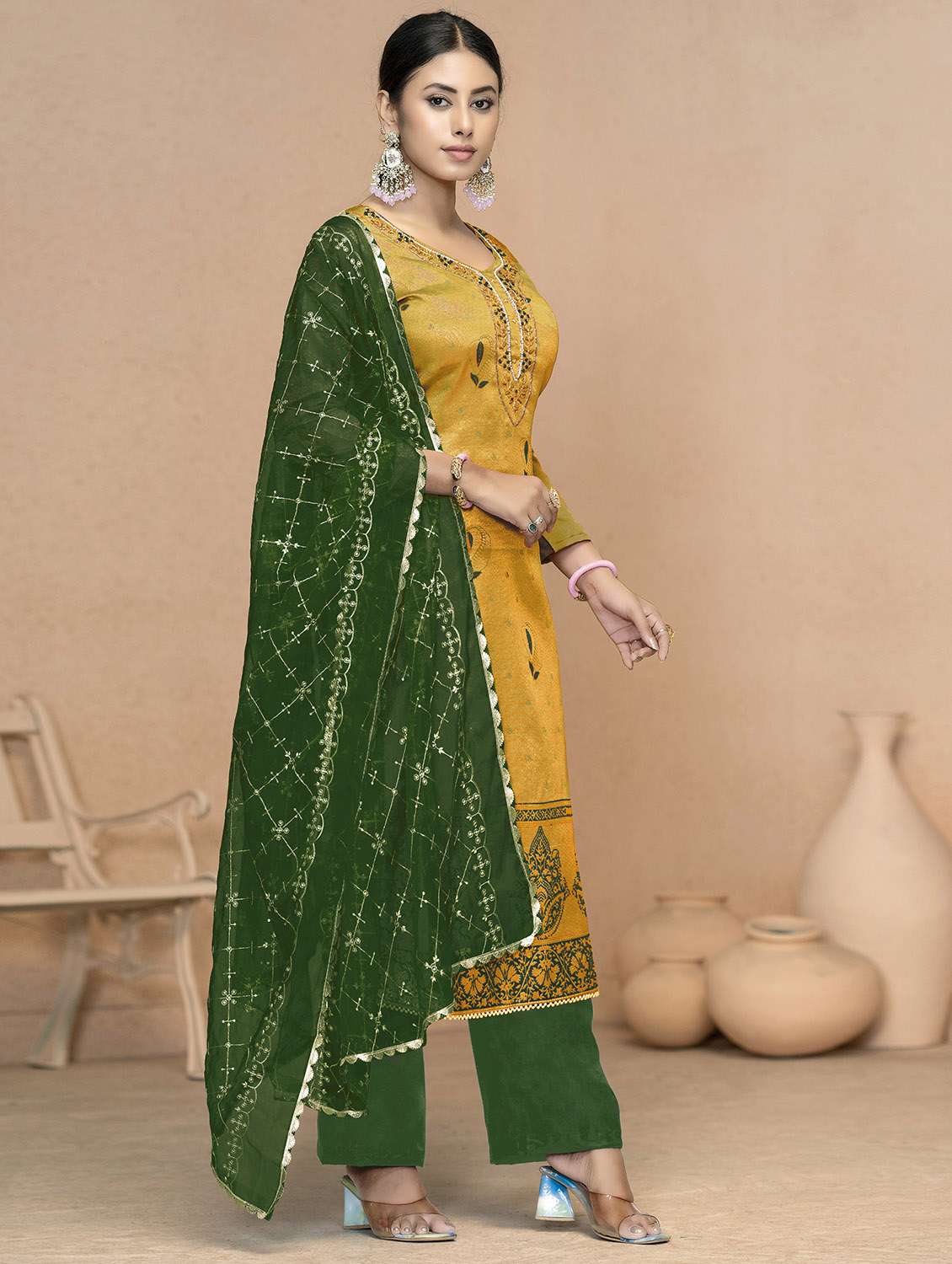 women self design unstitched suit set - 22421083 -  Standard Image - 2