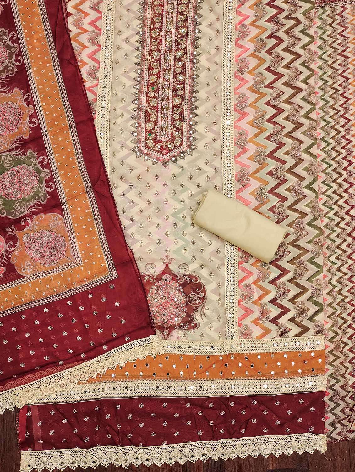 women printed unstitched suit set - 22421187 -  Standard Image - 2