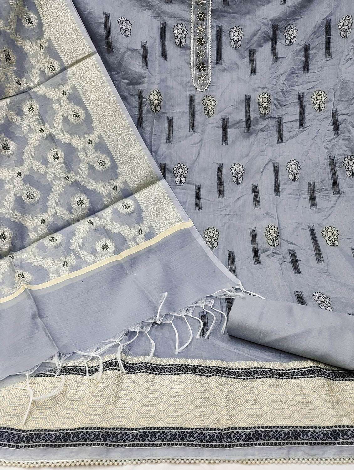 women self design unstitched suit set - 22421254 -  Standard Image - 2