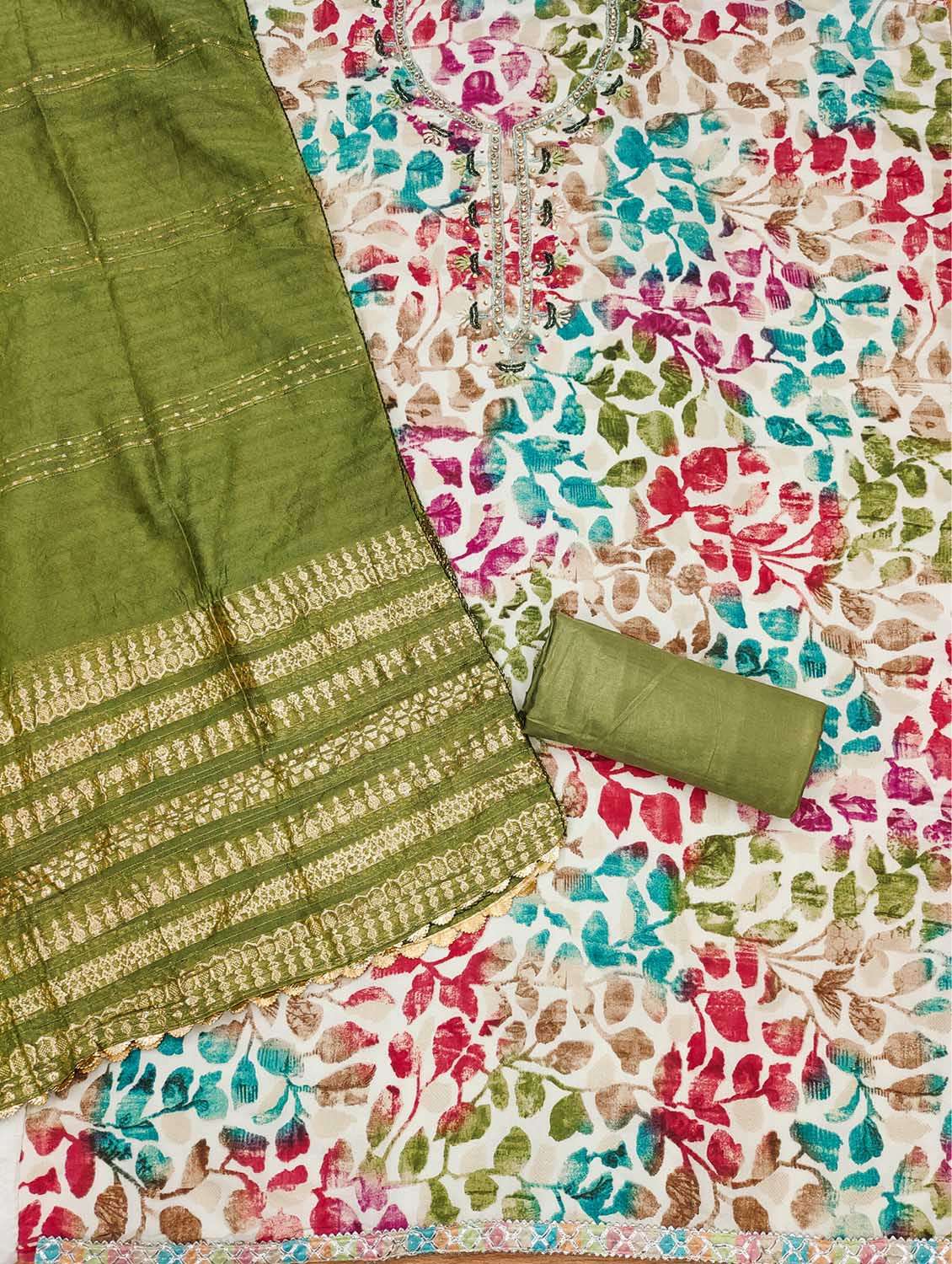 women printed unstitched suit set - 22421427 -  Standard Image - 2