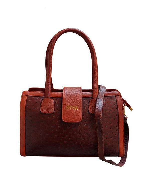 women textured leather handbag - 22423676 -  Standard Image - 2