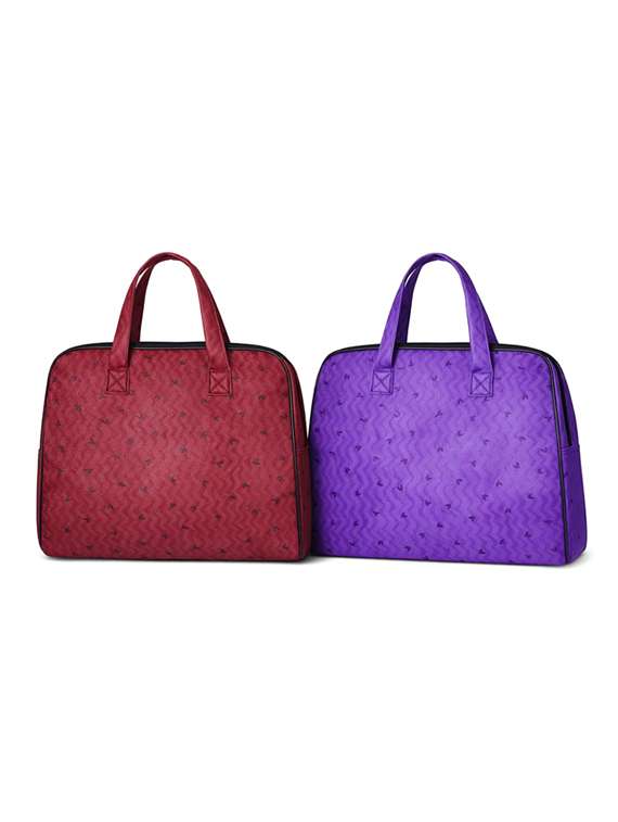 stya pack of 2 duffle bag for travel and shopping