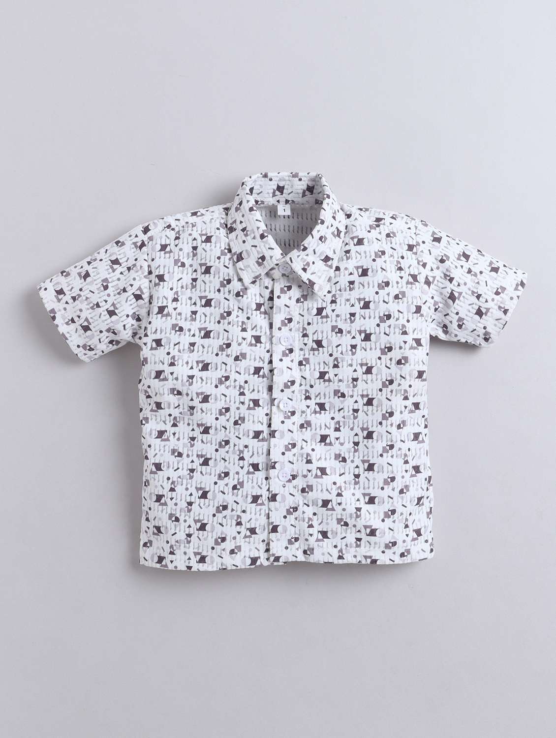 boys printed shirt and suspender shorts set - 22423955 -  Standard Image - 2