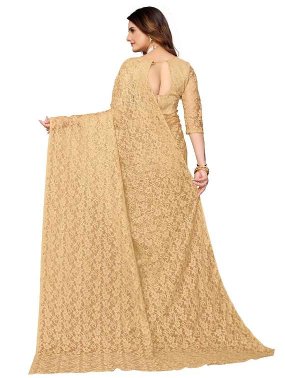 women self design plain saree with blouse - 22425520 -  Standard Image - 2
