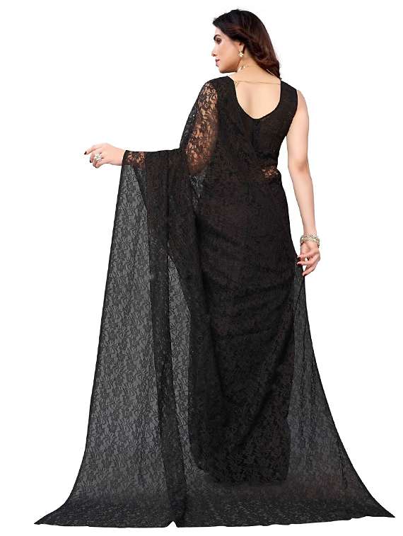 women self design plain saree with blouse - 22425521 -  Standard Image - 2