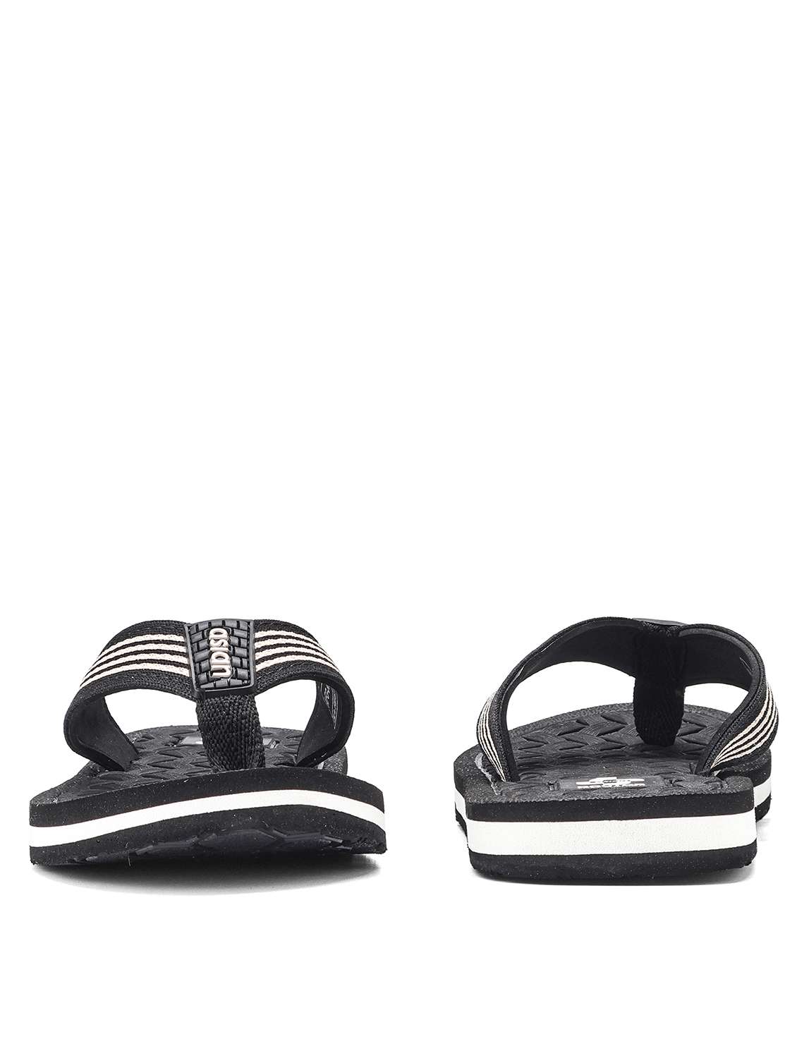 men striped toe seperator slipper - 22425701 -  Standard Image - 2