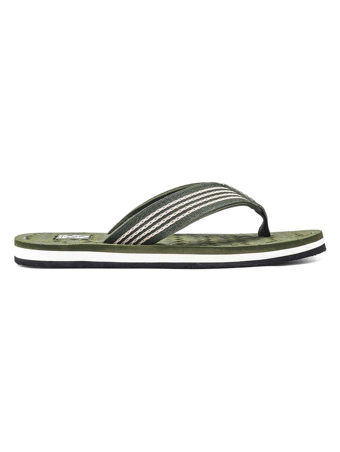 men striped toe seperator slipper - 22425704 -  Standard Image - 2