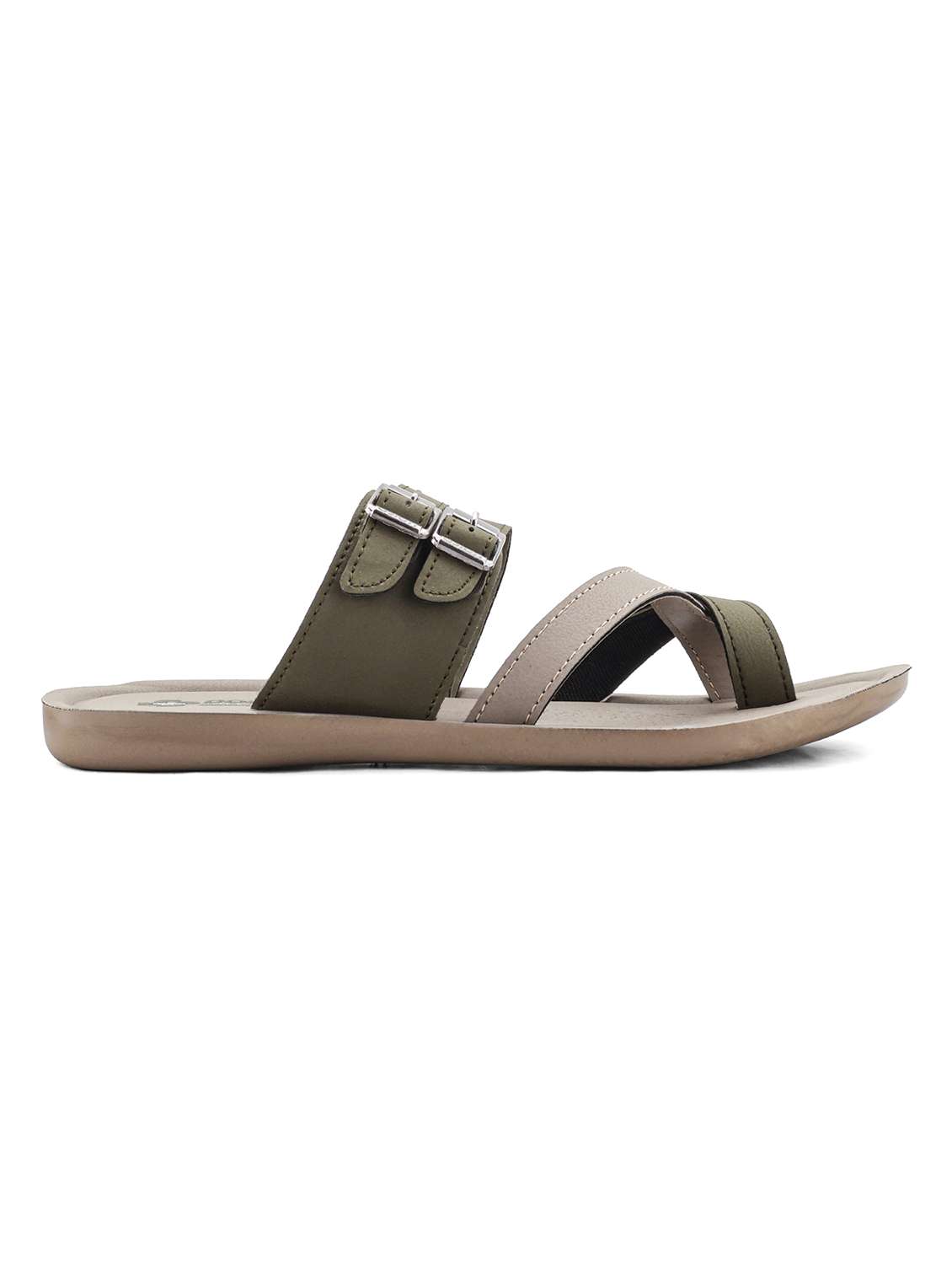 men color block one toe sandal - 22425709 -  Standard Image - 2