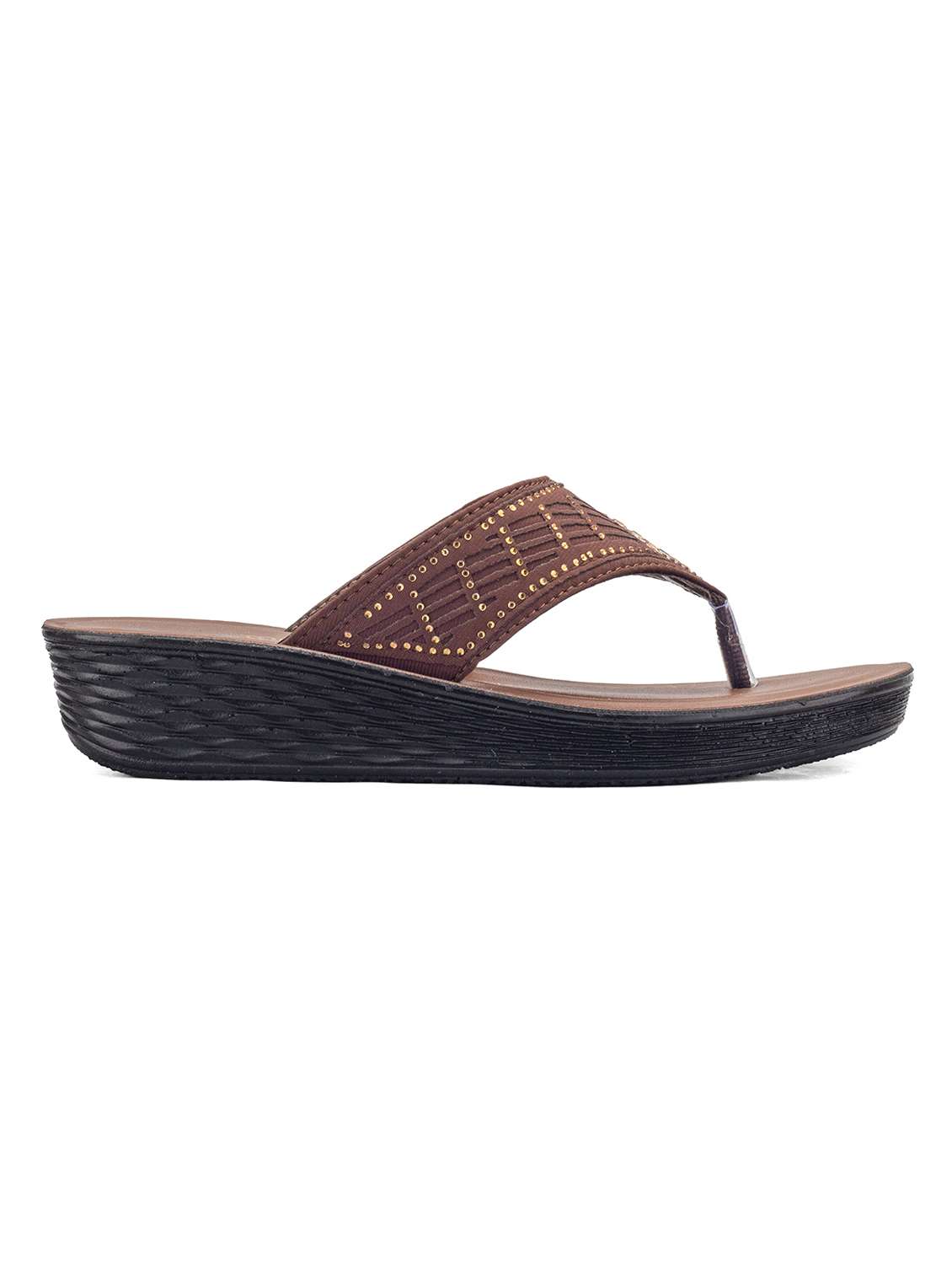Women Embellished Toe Separator Flat Sandal - 22425744 -  Standard Image - 2