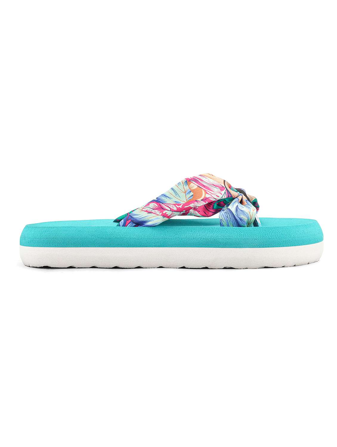 blue fabric slippers flip flops - 22425751 -  Standard Image - 2